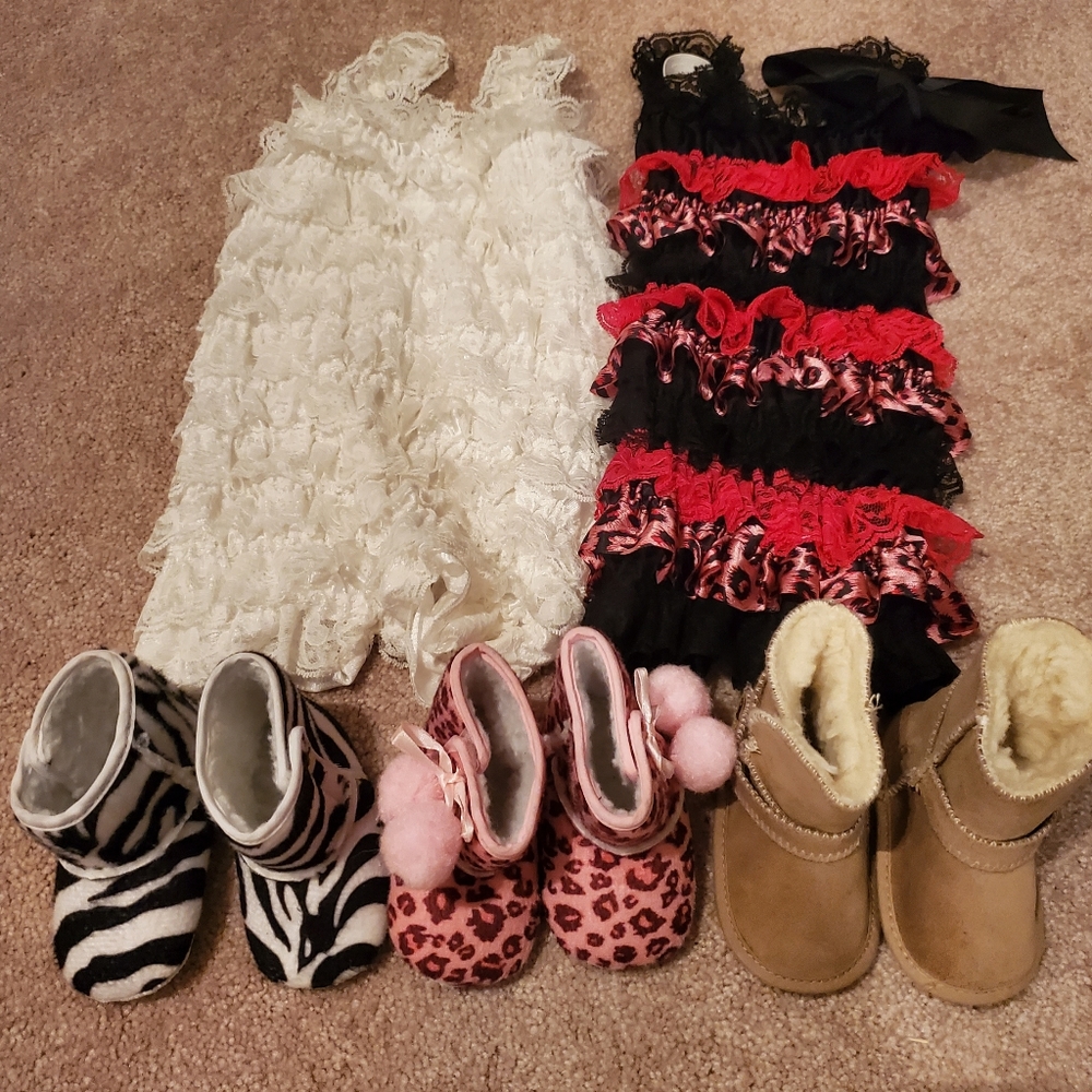 Infant picture outfits/boots